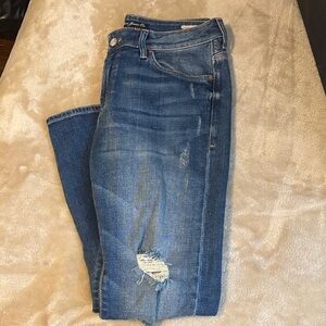 Mavi Women's Distressed Boyfriend Jeans